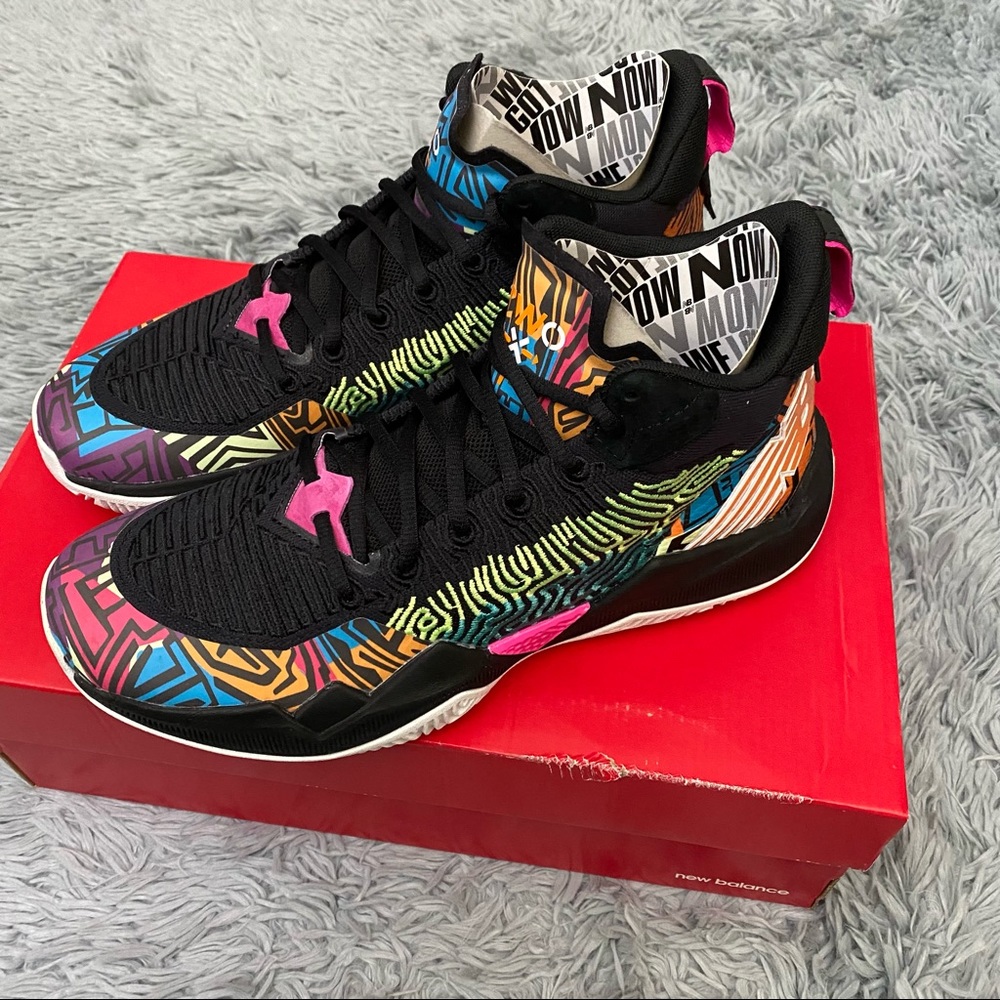 New Balance Two Wxy Team Black Multicolor BB2WXYOB Men's Basketball | Sz 9.5